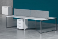 Стол письменный Skyland XTEN-Q XQST 147 Белый Антрацит