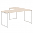 Стол угловой левый Skyland XTEN-Q XQCT 1615 L Бук Тиара Белый