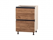 Напольный шкаф 3 ящика с системой плавного закрывания Витра Дакота 103.91