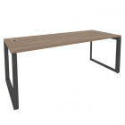 Стол рабочий руководителя на О-образном м/к ONIX Рива O.MO-SRR-6.8 Дуб Аризона/Антрацит