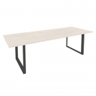 Стол переговорный на О-образном м/к ONIX Рива O.MO-PRG-25 Денвер Светлый/Антрацит