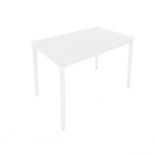 Стол письменный на металлокаркасе Рива SLIM SYSTEM С.СП-4 Белый-Белый