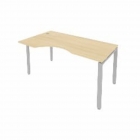 Стол письменный Рива METAL SYSTEM Б.СА-1 Л Акация/Серый