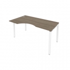 Стол письменный Рива METAL SYSTEM Б.СА-1 Л Вяз/Белый