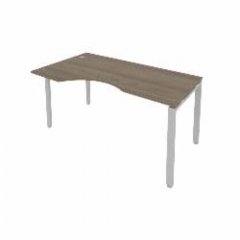 Стол письменный Рива METAL SYSTEM Б.СА-1 Л Вяз/Серый