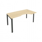 Стол письменный Рива METAL SYSTEM Б.СА-1 Пр Акация/Антрацит