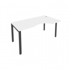 Стол письменный Рива METAL SYSTEM Б.СА-1 Пр Белый/Антрацит