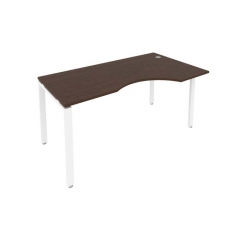 Стол письменный Рива METAL SYSTEM Б.СА-1 Пр Венге/Белый