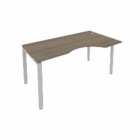 Стол письменный Рива METAL SYSTEM Б.СА-1 Пр Вяз/Серый