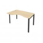 Стол письменный Рива METAL SYSTEM Б.СА-2 Л Акация/Антрацит