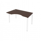 Стол письменный Рива METAL SYSTEM Б.СА-2 Л Венге/Белый