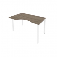 Стол письменный Рива METAL SYSTEM Б.СА-2 Л Вяз/Белый