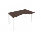 Стол письменный Рива METAL SYSTEM Б.СА-2 Пр Венге/Белый