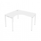 Стол письменный Рива METAL SYSTEM Б.СА-3 Л Белый