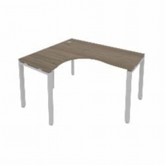 Стол письменный Рива METAL SYSTEM Б.СА-3 Л Вяз/Серый