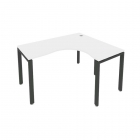 Стол письменный Рива METAL SYSTEM Б.СА-3 Пр Белый/Антрацит