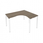 Стол письменный Рива METAL SYSTEM Б.СА-3 Пр Вяз/Белый