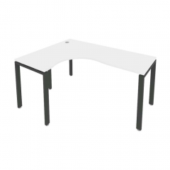 Стол письменный Рива METAL SYSTEM Б.СА-4 Л Белый/Антрацит