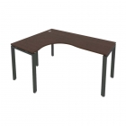 Стол письменный Рива METAL SYSTEM Б.СА-4 Л Венге/Антрацит
