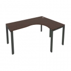 Стол письменный Рива METAL SYSTEM Б.СА-4 Пр Венге/Антрацит