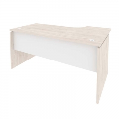 Стол эргономичный левый Рива ONIX O.SA-1L Денвер Светлый/Белый