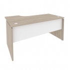 Стол эргономичный правый Рива ONIX O.SA-1R Дуб Аттик/Белый