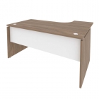 Стол эргономичный левый Рива ONIX O.SA-4L Дуб Аризона/Белый