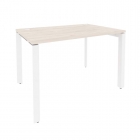 Стол рабочий на П-образном м/к Рива ONIX O.MP-SP-2.8 Денвер Светлый/Белый