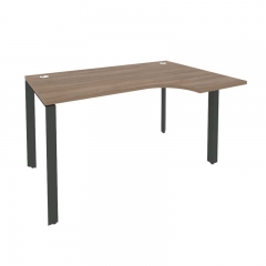 Стол эргономичный правый на П-образном м/к Рива ONIX O.MP-SA-2R Дуб Аризона/Антрацит