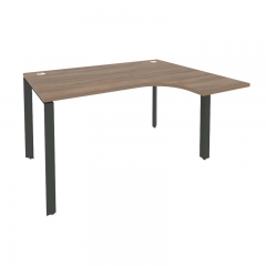 Стол эргономичный правый на П-образном м/к Рива ONIX O.MP-SA-3R Дуб Аризона/Антрацит