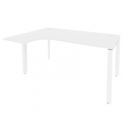 Стол эргономичный левый на П-образном м/к Рива ONIX O.MP-SA-4L Белый Бриллиант