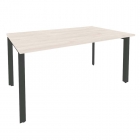 Стол переговорный 1 столешница Рива ONIX O.MP-PRG-1.4 Денвер Светлый/Антрацит