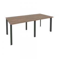 Стол переговорный 2 столешницы Рива ONIX O.MP-PRG-2.1 Дуб Аризона/Антрацит