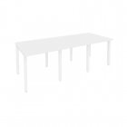 Стол переговорный 3 столешницы Рива ONIX O.MP-PRG-3.0 Белый Бриллиант