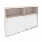 Шкаф-купе приставной / опорный Рива ONIX O.SHKO-2.8 Денвер Светлый/Белый