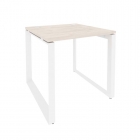 Стол рабочий на О-образном м/к Рива ONIX O.MO-SP-0.8 Денвер Светлый/Белый