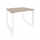 Стол рабочий на О-образном м/к Рива ONIX O.MO-SP-1.8 Дуб Аттик/Белый