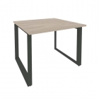 Стол переговорный 1 столешница Рива ONIX O.MO-PRG-1.1 Дуб Аттик/Антрацит