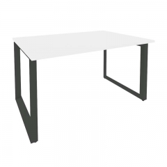 Стол переговорный 1 столешница Рива ONIX O.MO-PRG-1.3 Белый Бриллиант/Антрацит