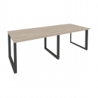 Стол переговорный 2 столешницы Рива ONIX O.MO-PRG-2.2 Дуб Аттик/Антрацит