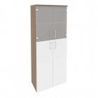 Шкаф высокий широкий Рива ONIX O.ST-1.7 Дуб Аризона/Белый