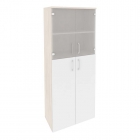 Шкаф высокий широкий Рива ONIX O.ST-1.7 Денвер Светлый/Белый