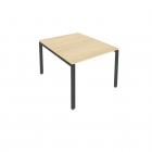 Переговорный стол 1 столешница Рива Metal System Б.ПРГ-1.1 Акация/Антрацит