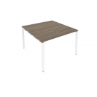 Переговорный стол 1 столешница Рива Metal System Б.ПРГ-1.2 Вяз/Белый