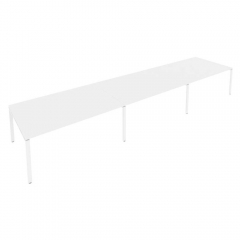 Переговорный стол 3 столешницы Рива Metal System Б.ПРГ-3.5 Белый