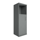 Шкаф средний узкий левый Рива Riva А.СУ-2.1 Л Серый