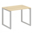 Стол письменный на О-образном м/к Рива METAL SYSTEM БО.СП-1 Акация/Серый
