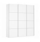 Шкаф-купе трехдверный Е1 Прайм 1800 ДСП/ДСП/ДСП Белый снег