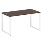 Стол письменный на О-образном м/к Рива METAL SYSTEM БО.СП-3 Венге/Белый
