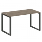 Стол письменный на О-образном м/к Рива METAL SYSTEM БО.СП-3 Вяз/Антрацит